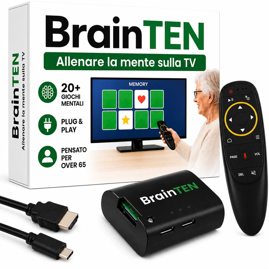 Console BrainTen di SEMPLAY con telecomando wireless e cavo HDMI